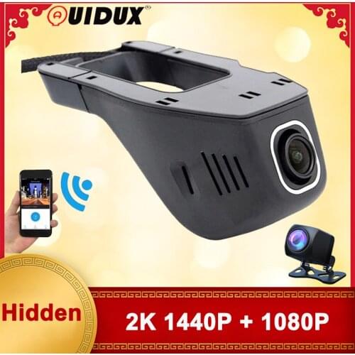 QUIDUX WIFI Car DVR FHD 1080P Novatek Dash Cam Night Vision Car Camera Night Vision dual lens Registrator Video Recorder Mirror