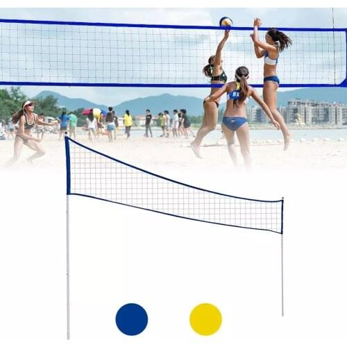 Is suing Folding Adjustable Portable Volleyball Net Rack Professional Sport Training a massive "Tennis" Volleyball Mesh Net