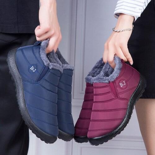 2021 Winter Boots Women Shoes Waterproof Cotton Snow Boots Platform Boots Size 44 Womens Shoes Black Boots ANKLE Botas Women