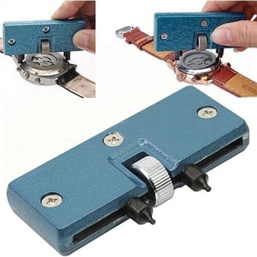 1PCs Adjustable Watch Opener Back Case Tool Press Closer Remover Wrench Screw Wrench Repair Kits Tools Watch Battery Remover