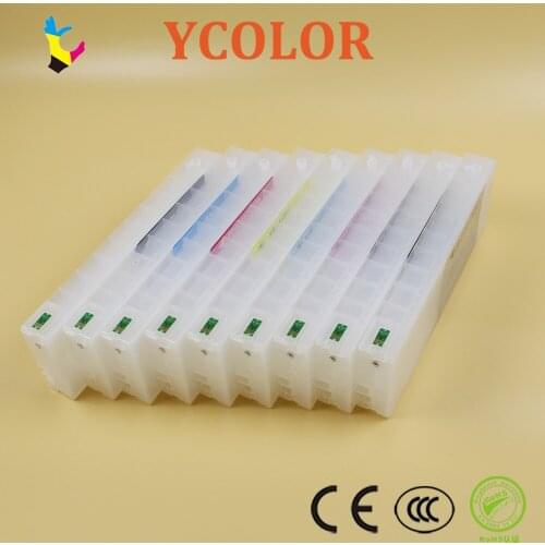 9 colors refillable cartridge For Epson P6000/7000/8000/9000 with one time chip which only works for European printer