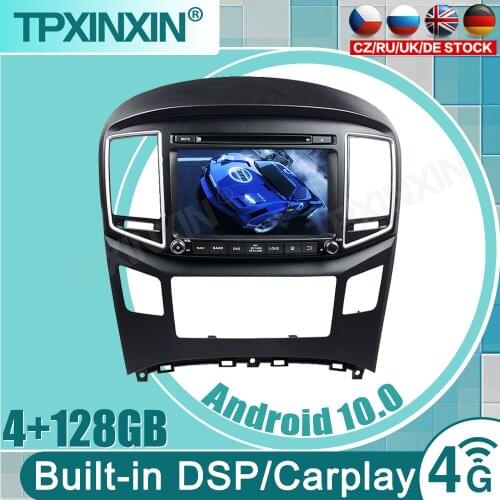 4G+64G Android 10.0 4G Car Radio Multimedia Video Player Navigation GPS For Hyundai H1 2015 2016-2019 Auto Audio 2 din dvd raido