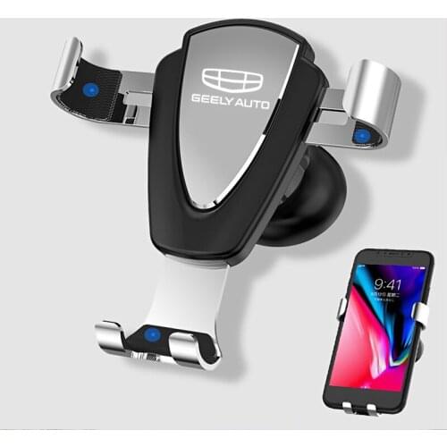 Car support frame Fully automatic mobile phone navigation support mobile phone holder for geely emgrand ec7 ec8 ck Car phone GPS