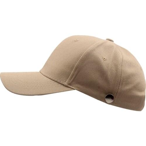 Adult Unisex Solid Color Baseball Cap Snapback Caps With Buttons Hats Fitted Casual Hip Hop Hats For Men Women Casquette Y