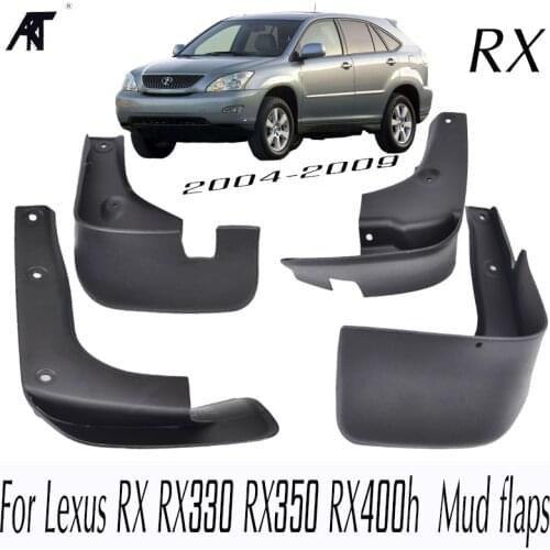 Car Mud Flaps For Lexus RX RX330 RX350 RX400h 2004 - 2009 Mudflaps Splash Guards Mud Flap Mudguards Fender 2005 2006 2007 2008