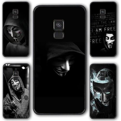 Krajews Hacker Anonymous Phone Case Cover For Samsung Galaxy S5 S6 S7 edge S8 S9 S10 E lite S20 plus ultra Note funda