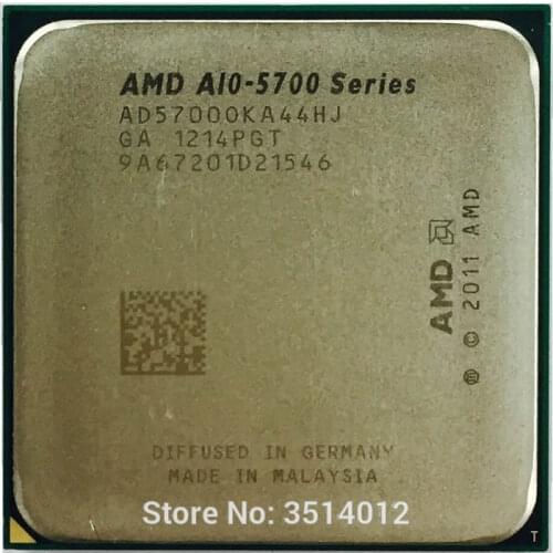 AMD A10-Series A10-5700 A10 5700 A10 5700K 3.4 GHz Quad-Core CPU Processor AD5700OKA44HJ Socket FM2