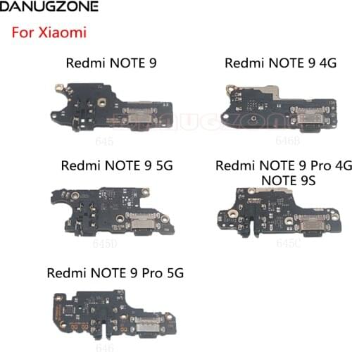 USB Charging Port Dock Plug Socket Jack Connector Charge Board Flex Cable For Xiaomi Redmi NOTE 9 PRO 9S 4G 5G
