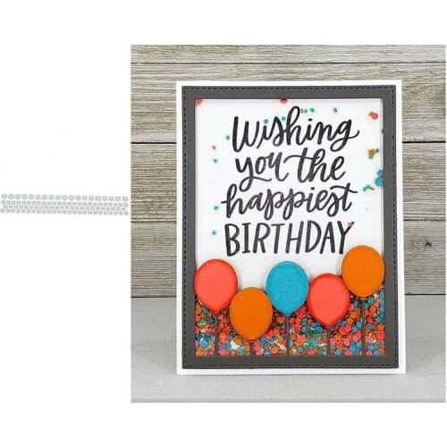 2021 New Arrival Little Star Decorative Strip Metal Cutting Dies Scrapbooking Craft Die Cut Stencil Making Mould Decor Template