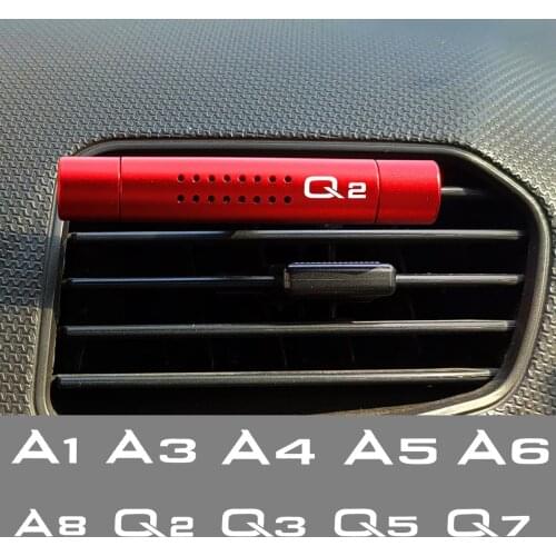 For Audi A1 A2 A3 A4 A5 A6 A7 A8 Q2 Q3 Q5 Q7 Q8 TT RS3 RS4 RS5 RS6 RS7 Q4 Car Air Freshener Air Outlet Aromatherapy Clip Sticks