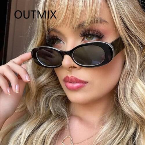 OUTMIX 2021 Square Travel Luxury Brand Small Rectangle Sunglasses Women Vintage Leopard Female Sun Glasses Oculos De Sol UV400