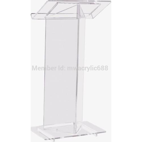 Pulpit furniture Free Shipping High Quality Cheap Clear Acrylic Lectern acrylic pulpit