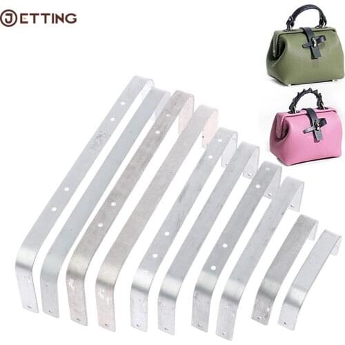 1Pair Fashion Bag Frame Doctor Purse Frame Handmade Bag Parts Screw In Purse Frames Metal Manual Diy Purse Handles