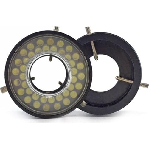 60 LED Adjustable Ring Light illuminator Lamp for STEREO ZOOM Microscope EU Plug Drop Shipping