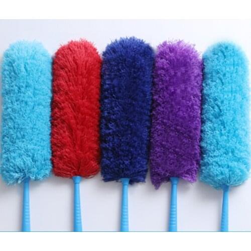 Dusting Brush Adjustable Window Cleaning Tool With Microfiber Head Furniture Dust Collector Extend Stretch Feather Home Duster