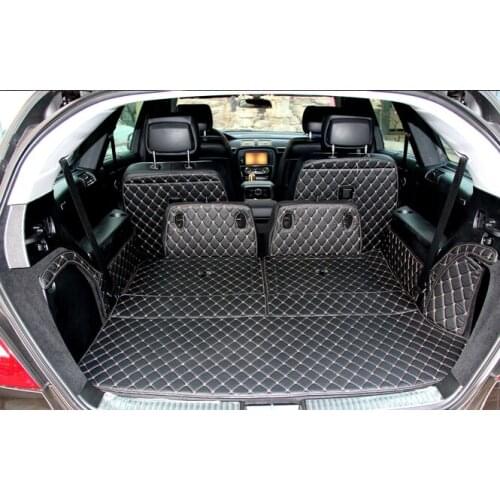 Special trunk mats for Mercedes Benz R 550 W251 6 seats 2017-2006 waterproof cargo liner mat boot carpets for R550,Free shipping