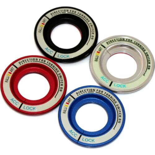 Luminous Ralliart Ignition Key Ring Switch Cover Sticker for Mitsubishi Lancer Mitsubishi Lancer EX Mitsubishi ASX outlander