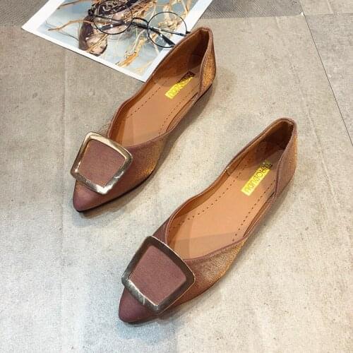 2020 Autumn New Casual Outdoor Women Flat Shoes Slip On High Quality Loafers Women Fashion Buckle British Flat Shoes W33-33