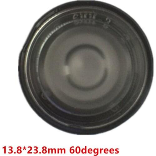 10PCS/lot 60 degrees LED lens cup 23mm diameter use for 6mm CCTV camera lens surveillance accessory