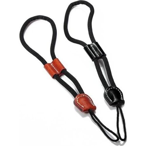 10pcs/lot camera Black/Brown wrist strap Leather Wristband Protection rope For Canon/Nikon/Sony/Olympus camera and micro-single