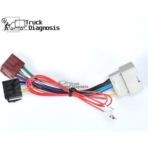 12-034 ISO standard HARNESS radio adapter cable for CHRYSLER 2007+ for DODGE JEEP Wrangler 2007