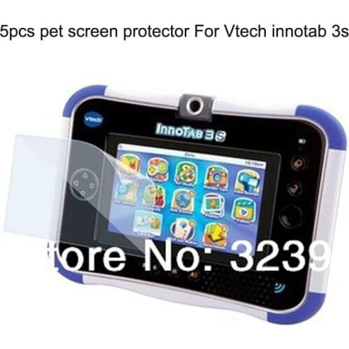 5pcs PET Film For Vtech innotab 3s Crystal Clear Screen Protector