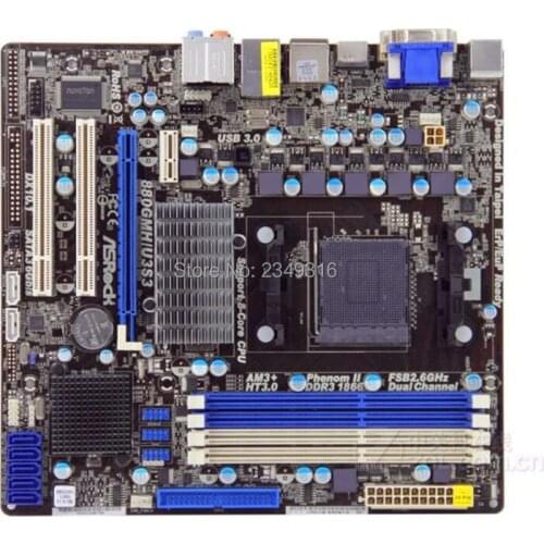 For ASRock 880GMHU3S3 AM3+ Original Used Desktop Motherboard Socket AM3 DDR3 SATA2 USB2.0