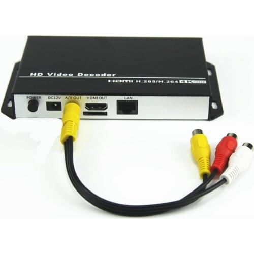 HDMI HD streaming media decoder RTSP UDP Network video streaming player Remote RTMP pull streaming Director