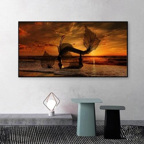 Diving World Oil Painting Picture Poster Canvas Print Painting Wall Art Living Room Home Decoration