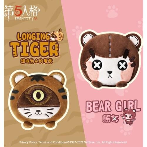 Game Identity V Eli Clark Tracy Reznik Cosplay Cartoon Plush Small Purse Wallet Card Holder Billfold Wallet Mini Bags Xmas Gifts