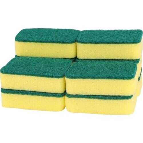 Kitchen sponge scratch free, great cleaning scourer (included pack of 10)