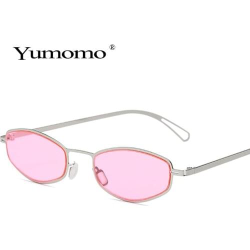 Square vintage Brand designer Small square green mirror Sunglasses For Women Metal Reflective Flat Lens Sunglasses Female UV400