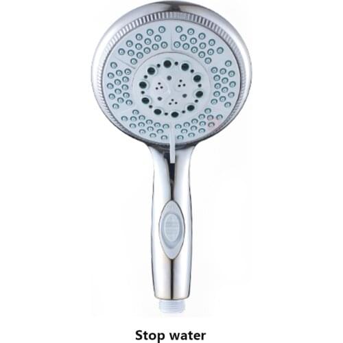 Shower Head High Pressure 5 Mode Adjustable Jetting Shower Head Saving water 120mm Head Replaces Faceplate Handheld Shower Head