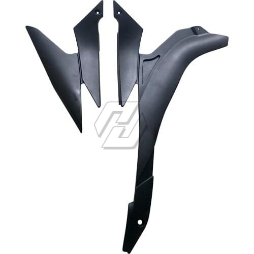 Motorcycle Tank Side Cover Panel Fairing Frame Trim Cowl Case for Kawasaki ZX-6R ZX6R 2007 2008