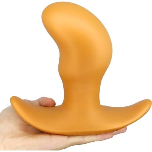 Soft Huge Dilator Anal Plug Big Butt Plug Vaginal Anus Prostate Massage Erotic Gay Anal Sex Toys For Women Men