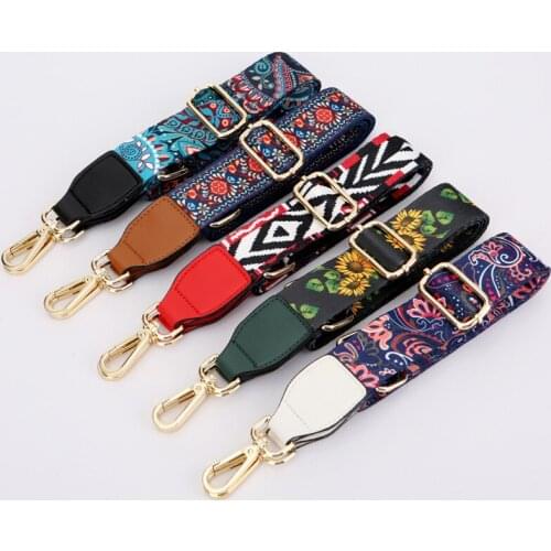 75-140cm National Crossbody Handbag Detachable Replacement Shoulder Strap Webbing Gold Lobster Bag Belts Accessories