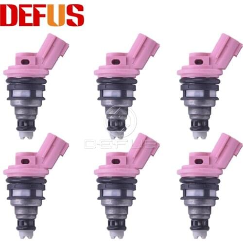 DEFUS 6X Original OE 16600-53J03 Fuel Injectors Flow Matched For Nissan Sentra Infiniti G20 2.0L 91-94 16600-10Y00 16600-96E00