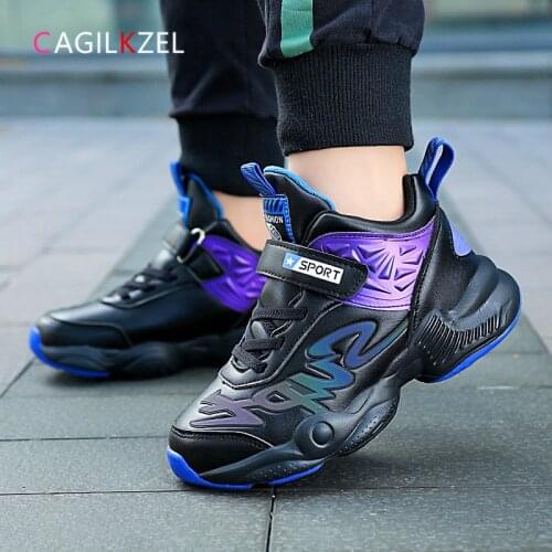 CAGILKZEL 2021 Autumn Kids Sneakers Boys Basketball Shoes Fashion Casual Children Shoes Boy Sport Shoes Chaussure Enfant