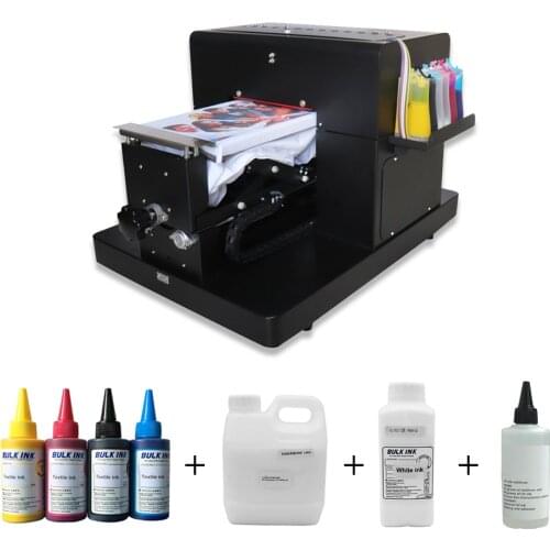 Colorsun A4 Flatbed Printer T shirt Printer DTG Flatbed Printer L805 printer with textile ink