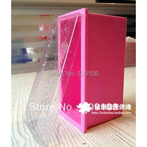 Silica gel mold rectangle soap mould 640g two-in-one kitchen tools