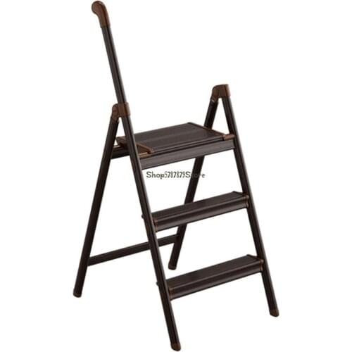 Stepladder folding three-step ladder chair Japan Hasegawa Hasegawa aluminum alloy household ladder