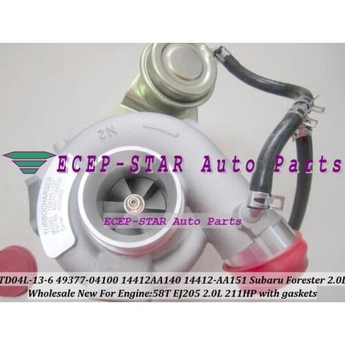 TD04L 49377-04100 49377 04100 4937704100 14412AA140 14412-AA140 Turbo For SUBARU Impreza 96- Forester 98-03 58T EJ205 2.0L 211HP