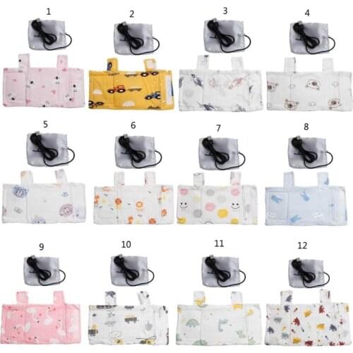 USB Milk Water Warmer Newborn Feeding Nursing Bottle Heater Travel Stroller Baby Bottle Insulated Bag