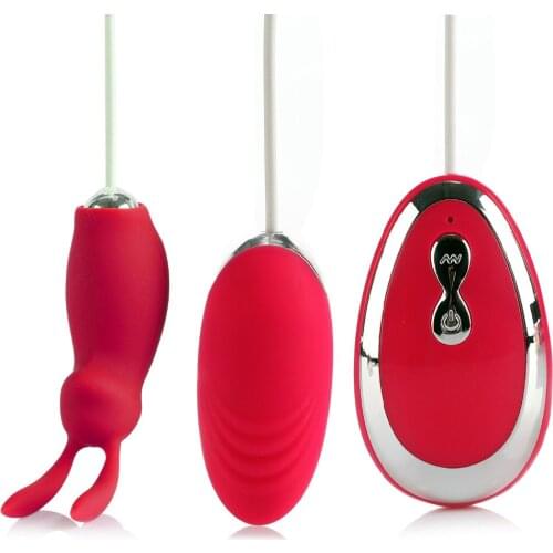 20 Frequency Vibrating Bullet & Rabbit Vibrator Egg Silicone Jumping Egg Clitoris Stimulation Vagina Ball Massager Women Sex Toy