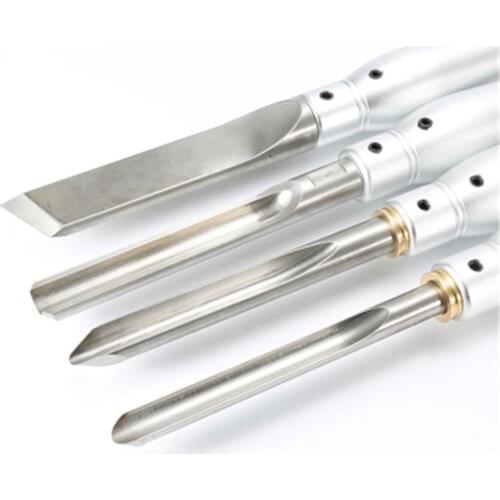 DANIU High Speed Steel Lathe Chisel Wood Turning Tool With Aluminum Handle Woodworking Tool