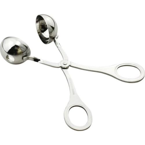 1PC New Steel Meatball Clip Kitchen Meatball Maker Fish Ball Rice Ball Kitchen Accessories Making Mold Tool