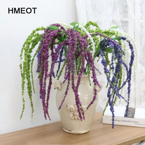 115cm 8 fork Foam berry chain lover tears simulation plants wedding Hanging Rattan Wall Garden Home Decoration Plants Flower
