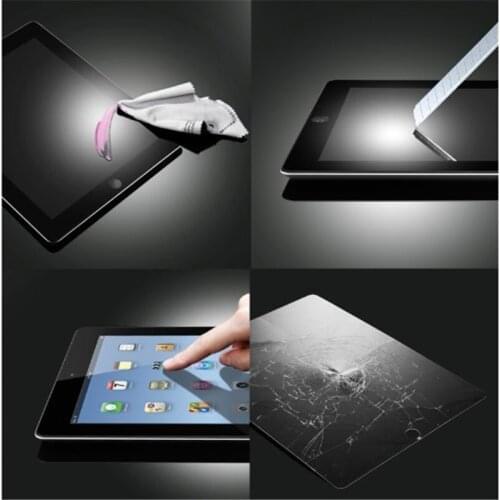 150pcs/lot DHL Transparent Real Tempered Glass For iPad 2 3 4 5 6 for iPad air 1 2 2017 2018 Clear Tablet Screen Protector