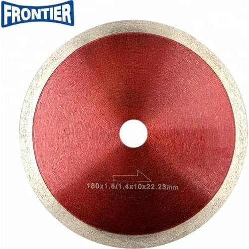 180mm 7inch Hot Press diamond Continuous Rim wet cutting saw blade