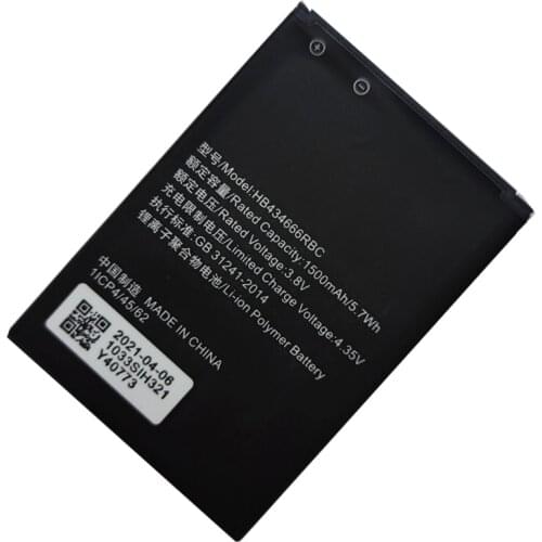 AZK 10Pcs/lot 2017 New 1500mAh HB434666RBC battery for Huawei E5573 E5573S E5573s-32 E5573s-320 E5573s-606 E5573s-806 battery